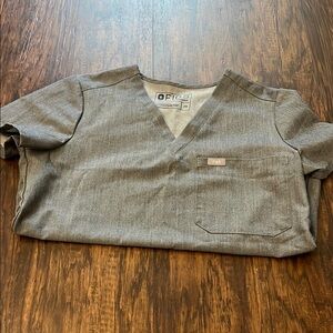 FIGS Graphite Catarina Scrub Top size XS